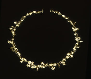 Suzan Rezac 18K gold Acorn necklace